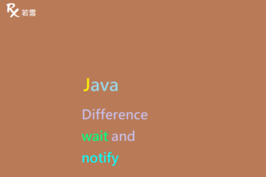 Difference Between wait and notify in Java - Java 147