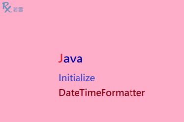 Initialize DateTimeFormatter in Java - Java 147