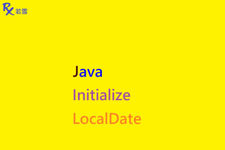 Initialize LocalDate in Java - Java 147