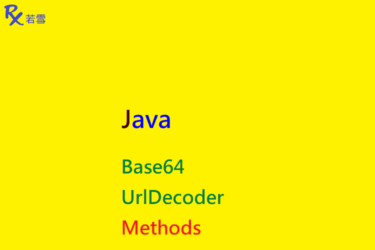 Java Base64 UrlDecoder Methods - Java 147