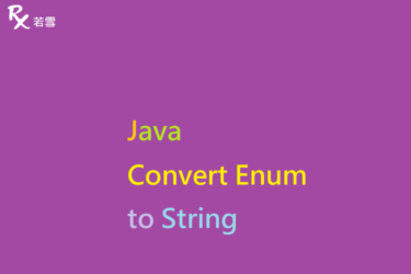 Java Convert Enum to String - Java 147