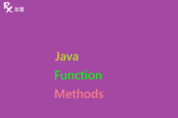 Java Function Methods - Java 147