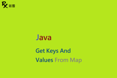 Java Get Keys And Values From Map - Java 147