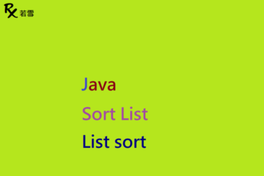 Java Sort List with List sort - Java 147
