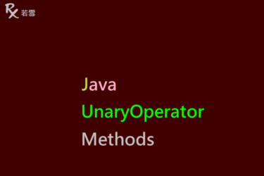Java UnaryOperator Methods - Java 147