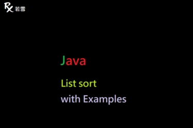 List sort in Java with Examples - Java 147