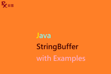 StringBuffer in Java with Examples - Java 147